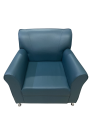 Фото 1: Кресло «Европа», экокожа Domus atlantiс, морской синий