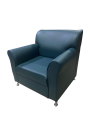 Фото 2: Кресло «Европа», экокожа Domus atlantiс, морской синий