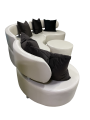 Фото 3: Модульный диван «Артемида» 7-м, экокожа Oslo, кремовый