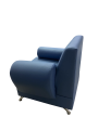 Фото 3: Кресло «Кардинал», экокожа Pegaso, голубое