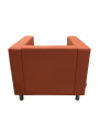 Фото 2: Кресло «Аполло», экокожа Pegaso, оранжевый