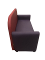 Фото 2: Диван «Мальвина» двухместный, экокожа Pegaso, фиолетово-розовый