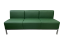 Фото 1: Диван «Компакт» трехместный, экокожа Pegaso, зеленый