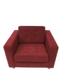 Фото 1: Кресло «Офис Классик» Люкс, капровелюр BHRYA-21, красное