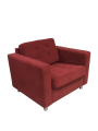 Фото 3: Кресло «Офис Классик» Люкс, капровелюр BHRYA-21, красное