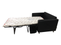 Фото 3: Диван «Офис Классик» двухместный раскладной, экокожа Sonata, черный