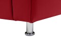 Фото 4: Диван «Офис Классик» трехместный раскладной, экокожа Pegaso, красный