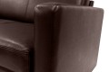 Фото 4: Диван «Офис Классик Мини» двухместный раскладной, экокожа Sonata, коричневый