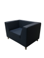 Фото 2: Кресло «Офис Стрикт Стайл», экокожа Pegaso, темно-синий