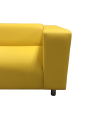 Фото 2: Диван «Офис Комфорт» двухместный, экокожа Pegaso, желтый