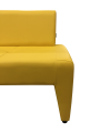 Фото 3: Диван «Ритм» двухместный левый,  экокожа Pegaso, желтый