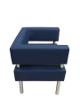 Фото 4: Кресло «Сатурн», экокожа Pegaso, темно-синее