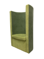 Фото 4: Кресло «Трон», ткань Velvet, салатово-зеленое
