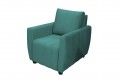 Фото 1: Кресло «Чарли», велюр Neo, зеленый